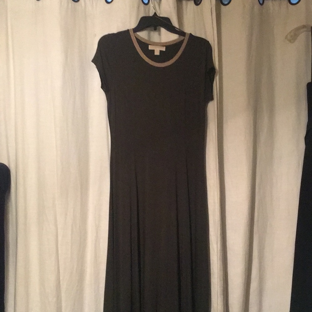 Michael Kors Maxi Dress Olive Green Medium NWOT